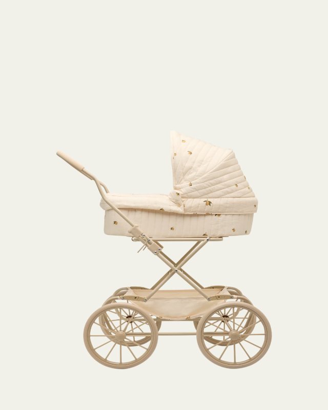 Lemon-Print Doll Pram