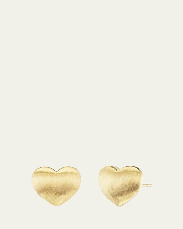 Lucy 18K Yellow Gold Stud Earrings