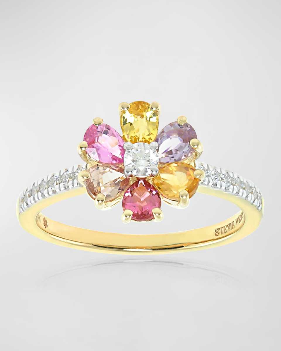 Pear Petal 14K Ring