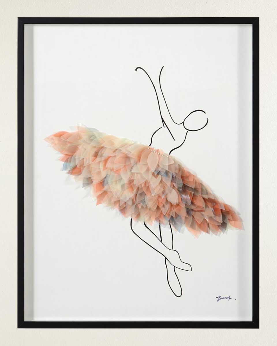 "En Pointe III" Original Wall Art by Tony Fey