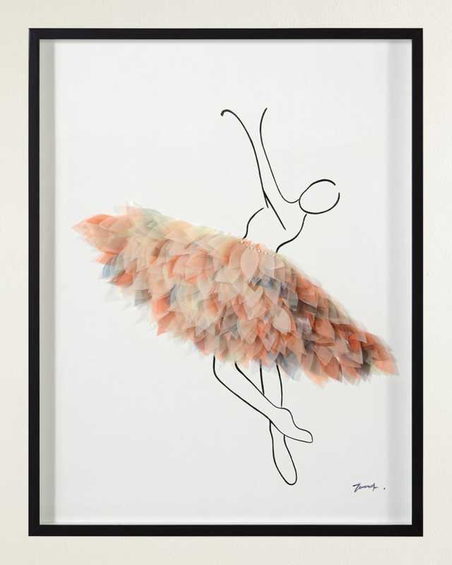 "En Pointe III" Original Wall Art by Tony Fey