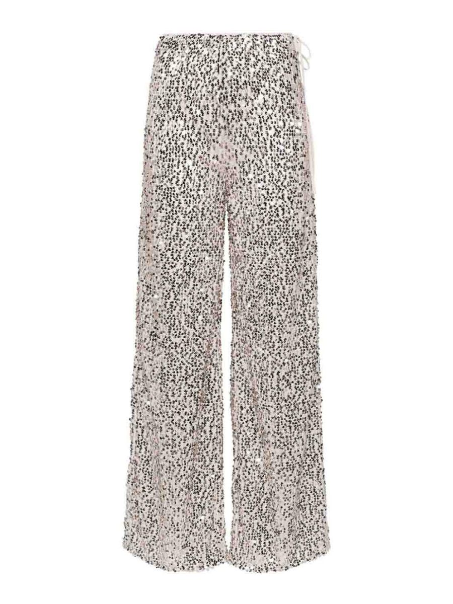 Rotate Birger Christensen Pantalons Décontractés - Crème