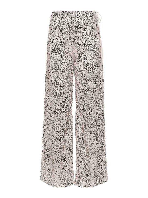 Rotate Birger Christensen Pantalons Décontractés - Crème