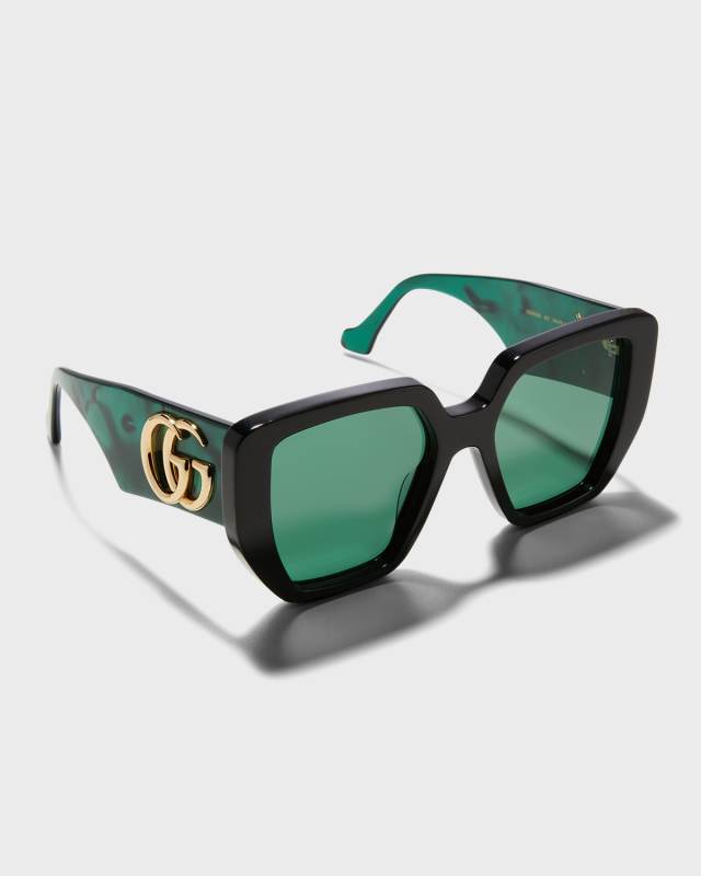 Oversized Square Acetate Sunglasses