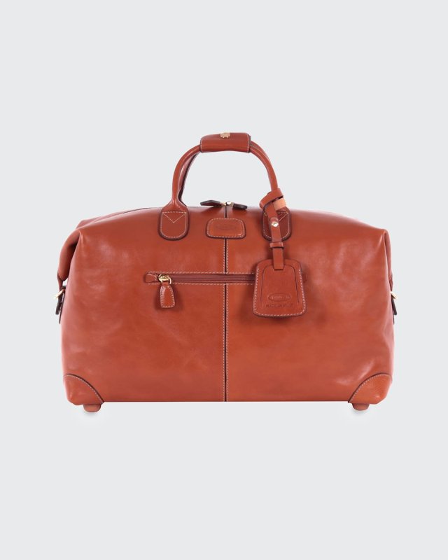 Pelle Cognac 18" Cargo Duffel Luggage