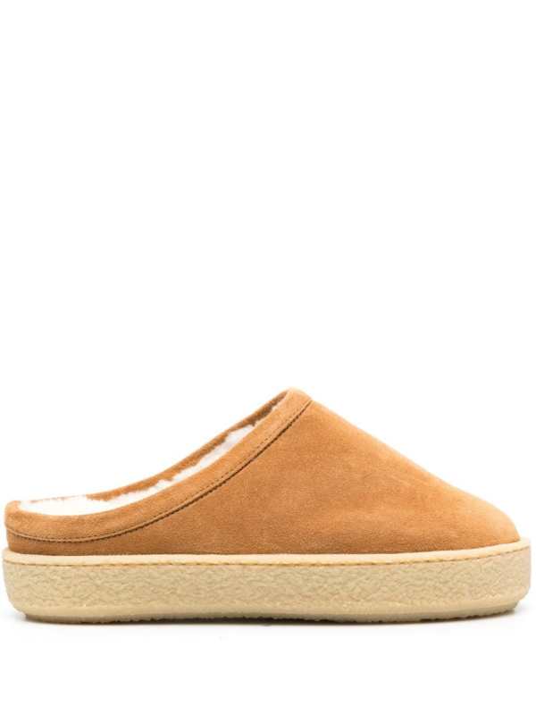 Fozee suede flatform mules