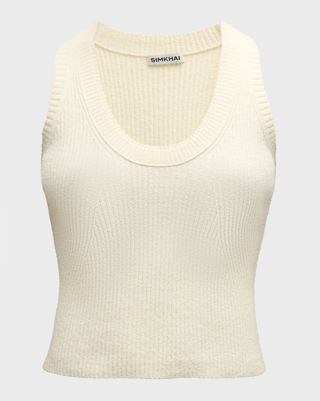 Sibyl Sleeveless Knit Tank Top