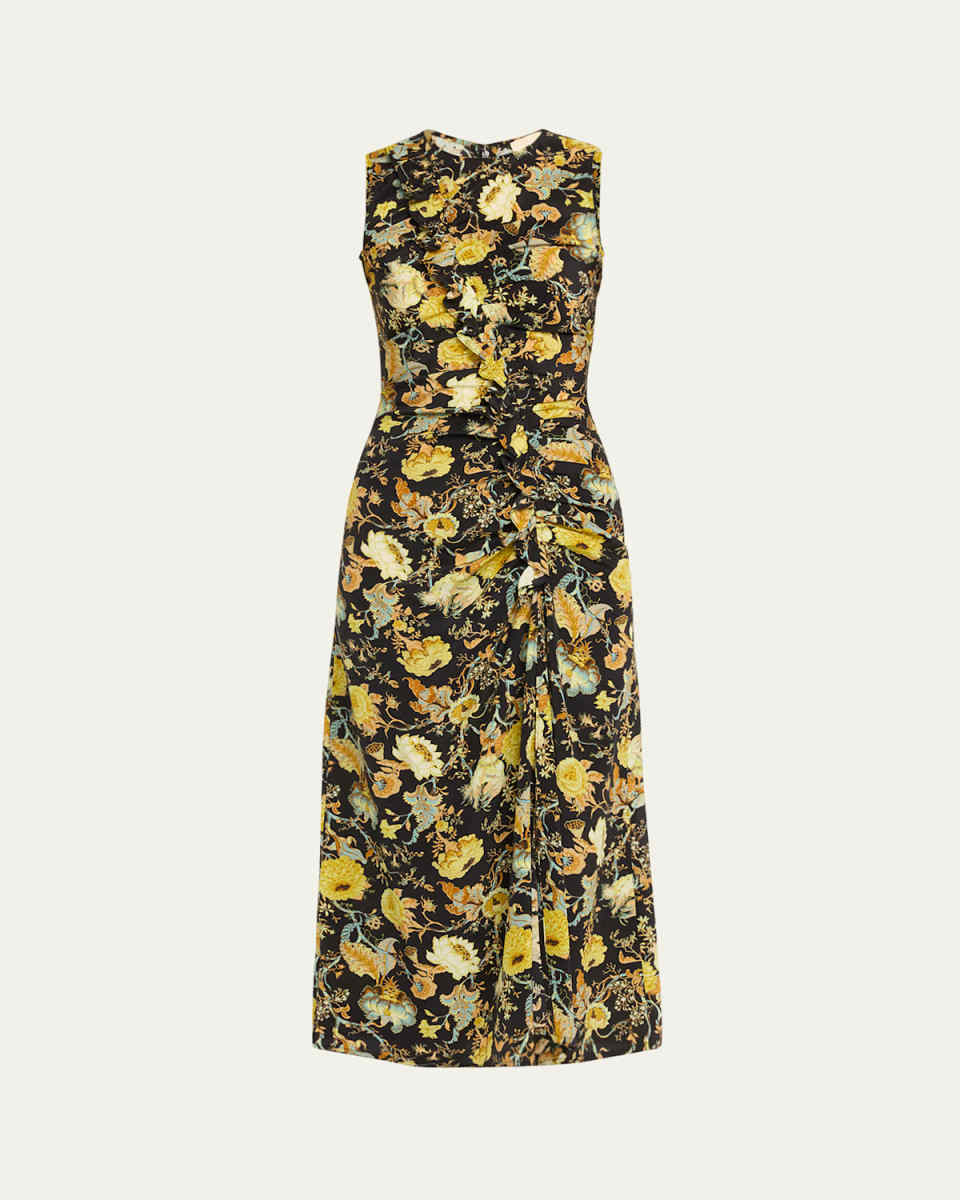 Lorna Floral Midi Dress