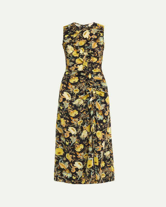 Lorna Floral Midi Dress