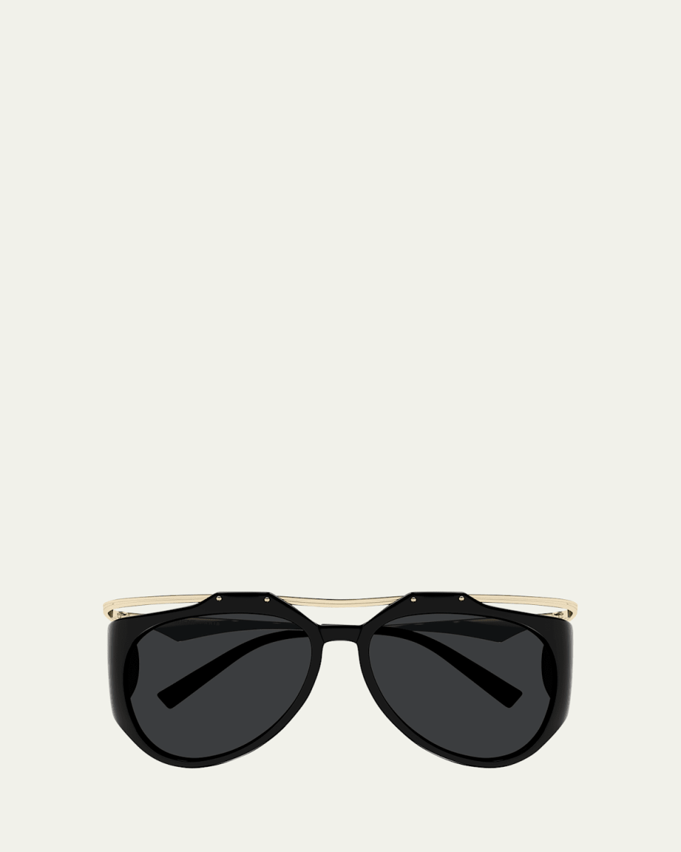 Amelia Plastic & Metal Aviator Sunglasses