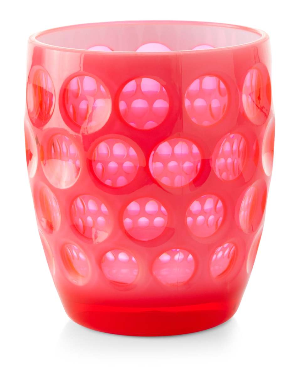 Lente Fluo Acrylic Drinking Glass, Fuchsia