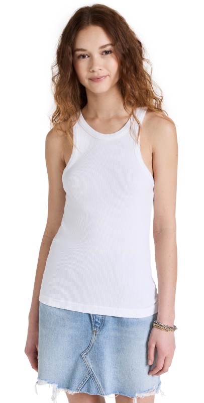 AGOLDE Bailey Scoop Armhole Tank Black