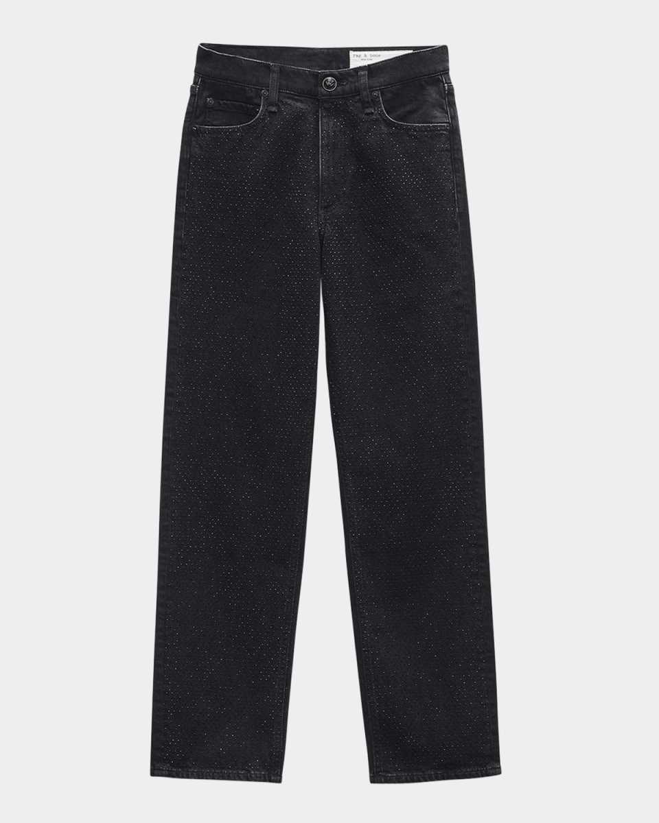 Harlow Mid-Rise Ankle Straight Jeans