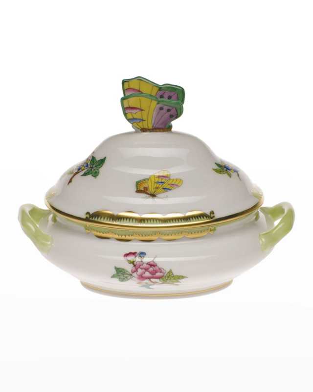 Queen Victoria Green Mini Tureen