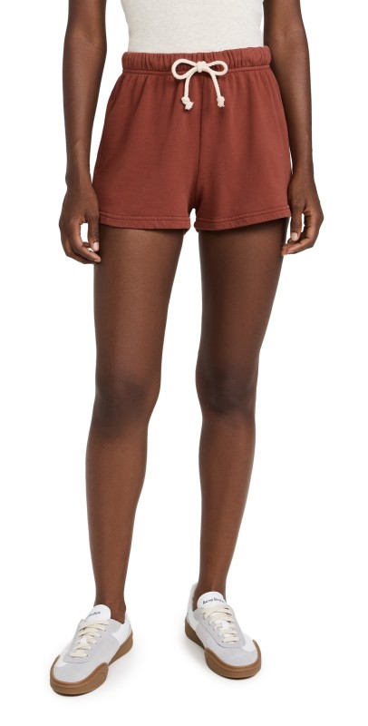 perfectwhitetee Beach Fleece Sweatshorts Russet