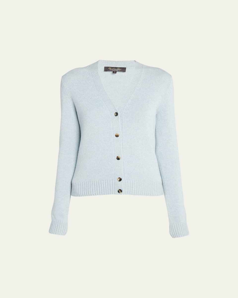 Parksville Cashmere Button-Front Cardigan