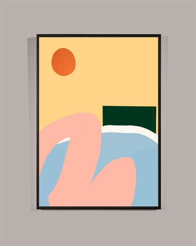 David's Swimming Pool' Wall Art on Canvas