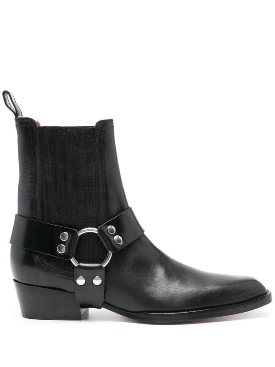 Helena flat ankle boots