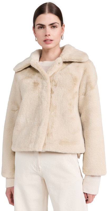 Apparis Elis Short Coat Latte