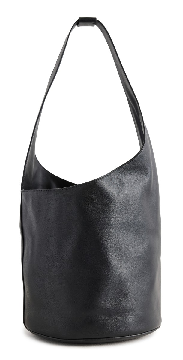 Reformation Medium Silvana Bag Black Leather