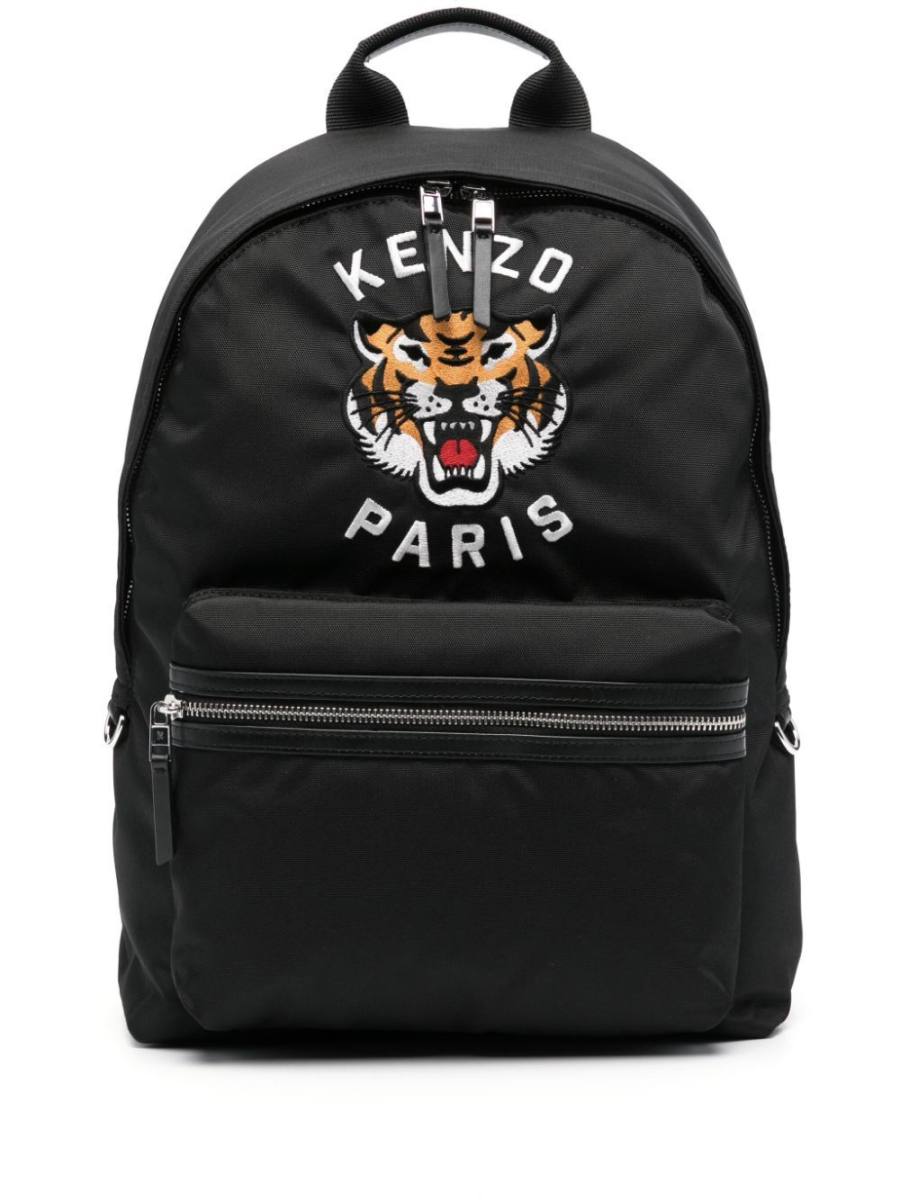 Tiger-motif backpack