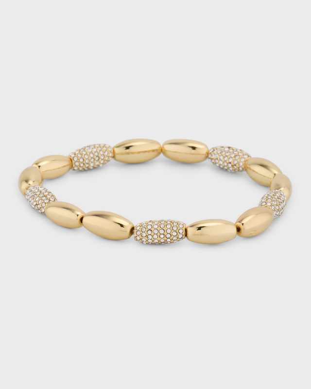 Wyatt Crystal Beaded Stretch Bracelet