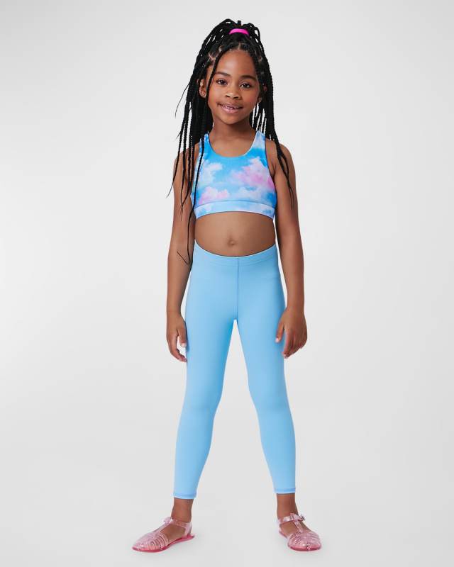 Girl's Cotton Candy Leggings, Size 2T-6