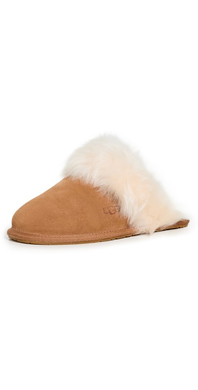 UGG W Scuff Sis Slippers Chestnut