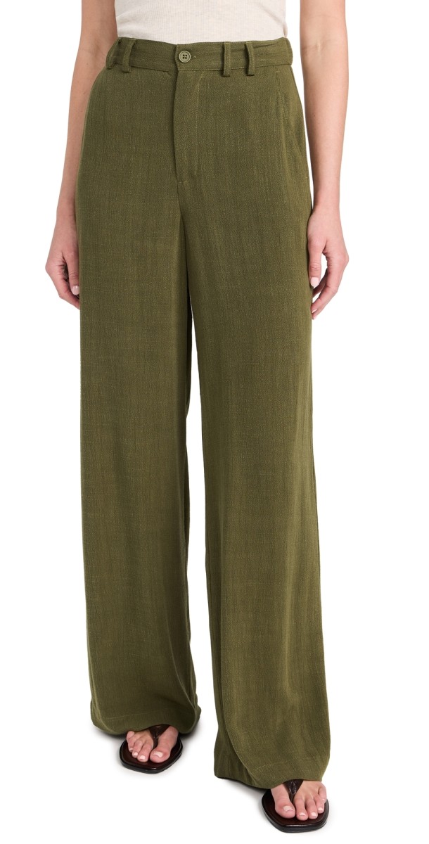 Z Supply Micah Pants Grape Leaf