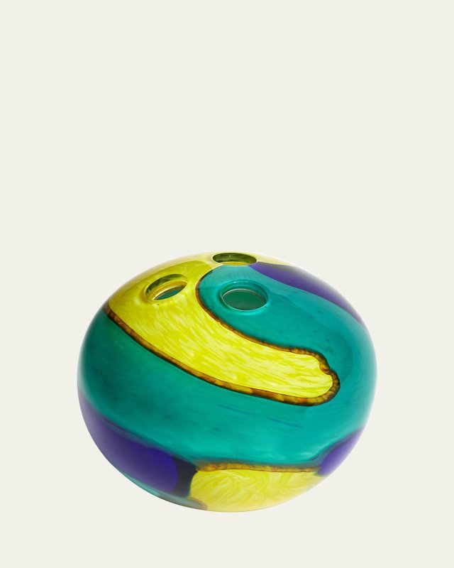 Marble Glass Vase