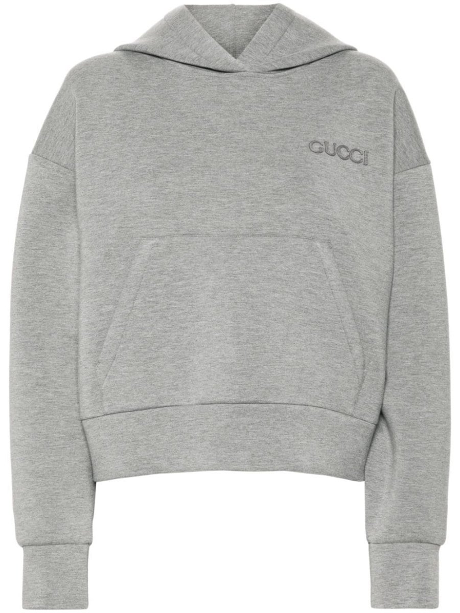 logo-patch hoodie