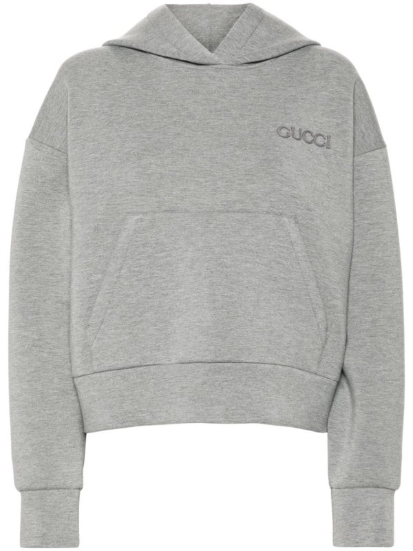 logo-patch hoodie
