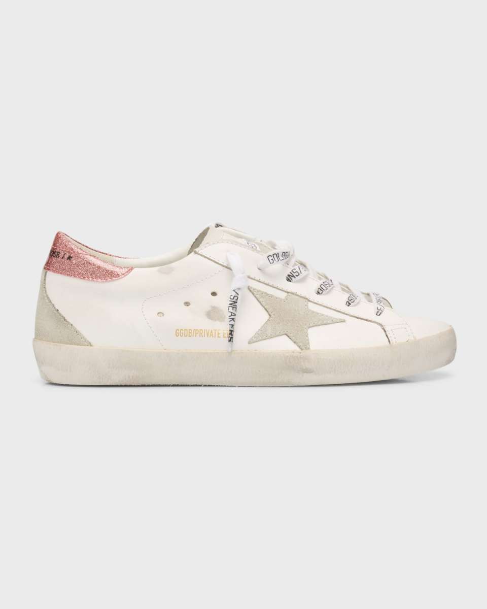 Superstar Mixed Leather Low-Top Sneakers