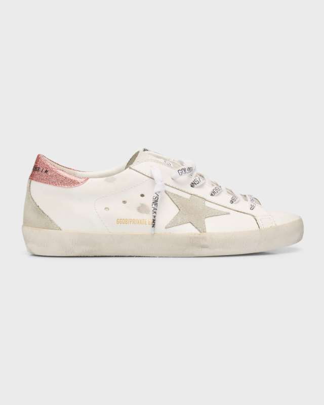 Superstar Mixed Leather Low-Top Sneakers
