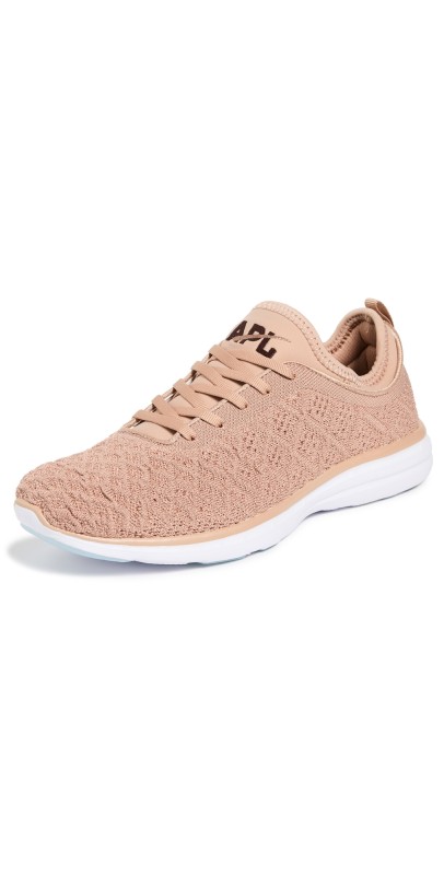 APL TechLoom Phantom Sneakers Latte/Dark Umber/White