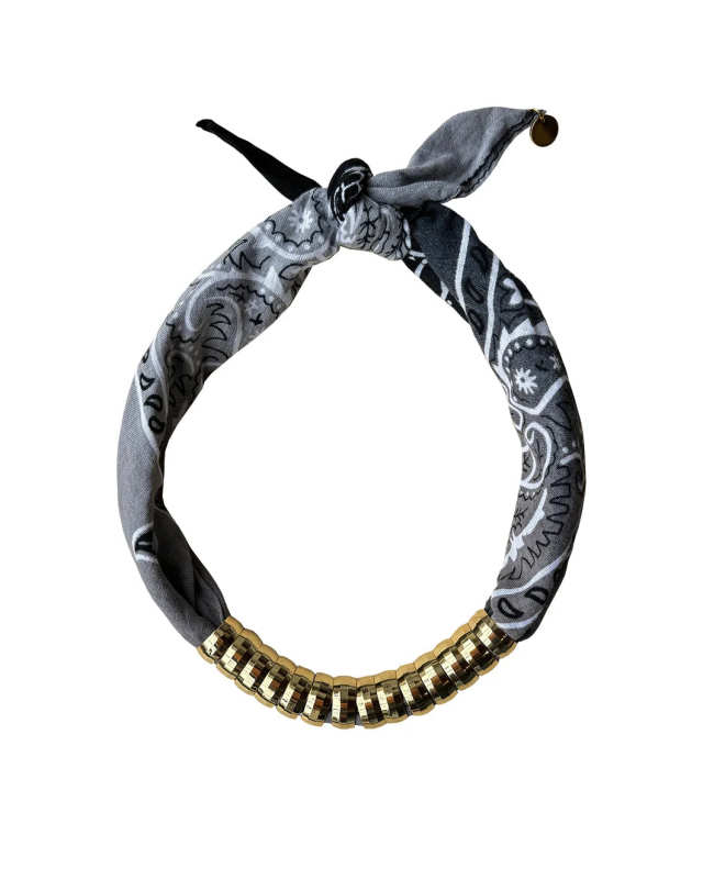 Classic Bandana Necklace Black