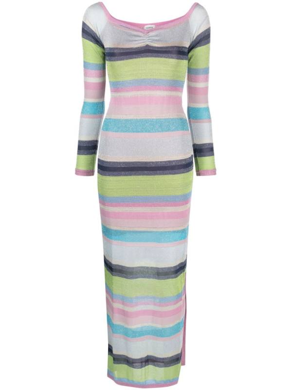 Zephyr striped maxi dress