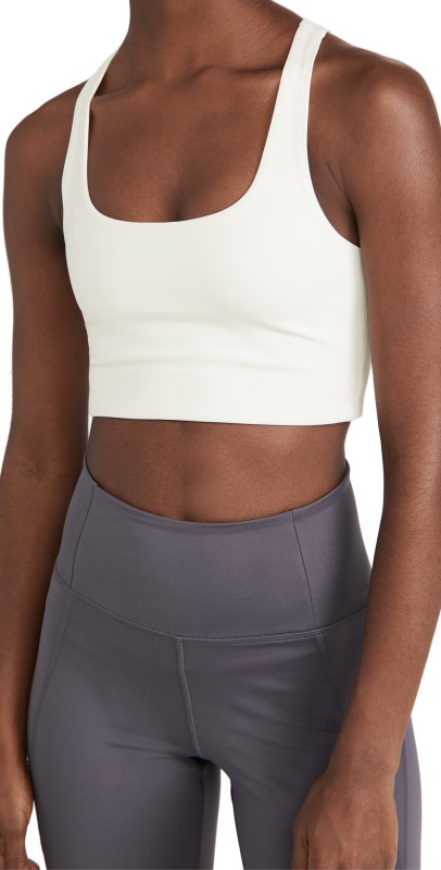 Girlfriend Collective Paloma Sports Bra Ivory