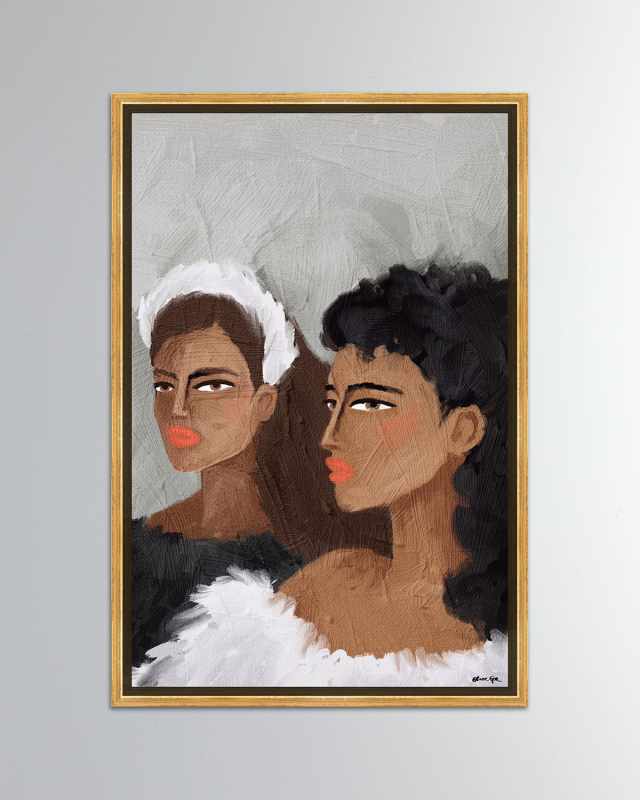 Together Again Giclee on Canvas