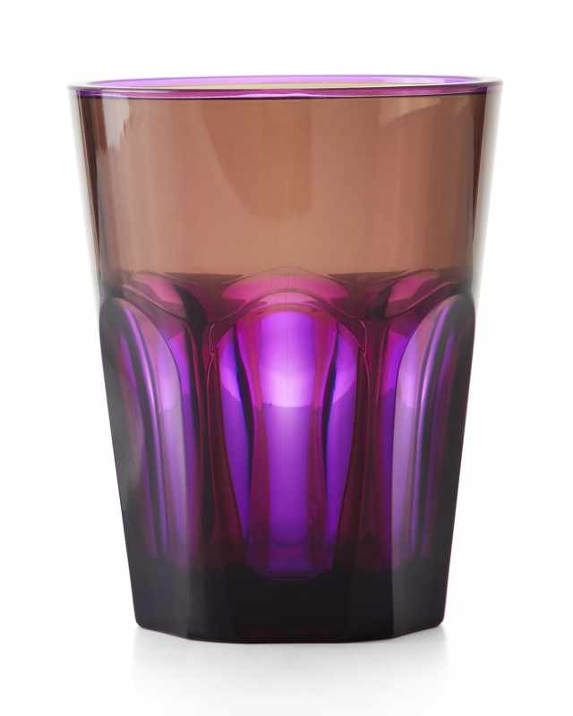 Double Face Acrylic Tumbler Glass