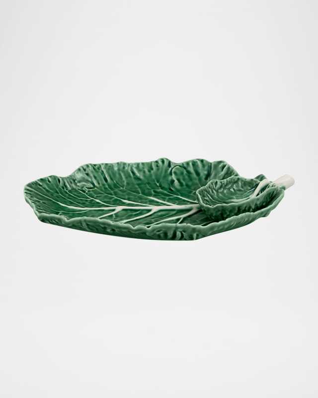 Cabbage 8" Chip and Dip Server