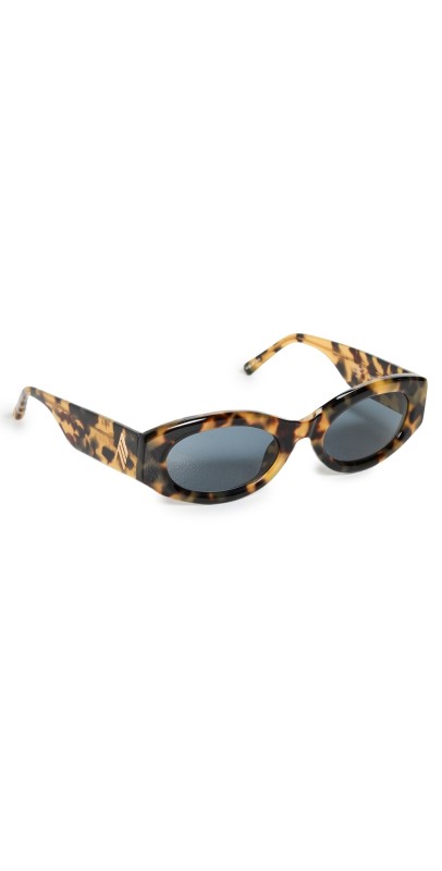 Linda Farrow x Attico Berta Sunglasses T-Shell/Gold/Blue