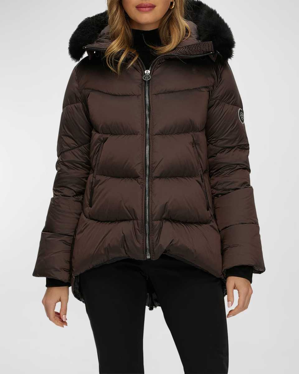 Apres-Ski Jacket With Detachable Toscana Lamb Shearling Hood Trim