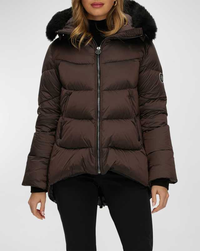 Apres-Ski Jacket With Detachable Toscana Lamb Shearling Hood Trim