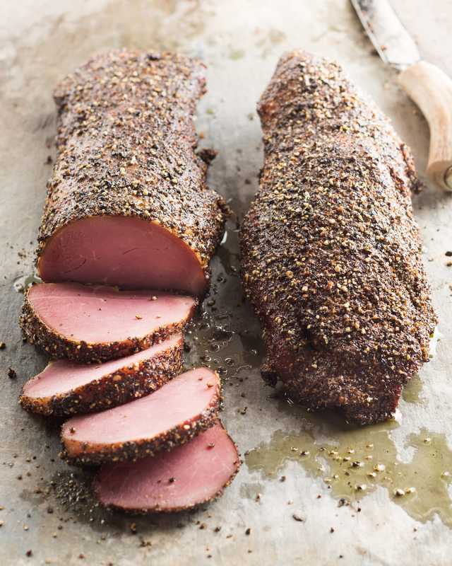 Hickory-Smoked Pork Tenderloin, For 12-16 People