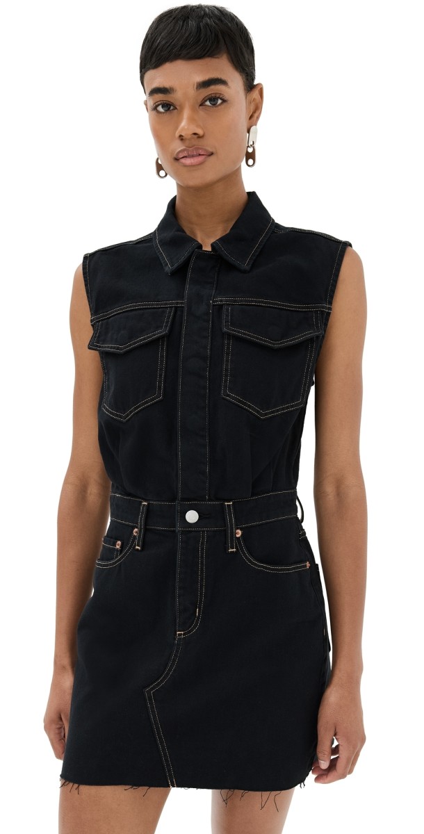 Pistola Denim Julia Dress Noir