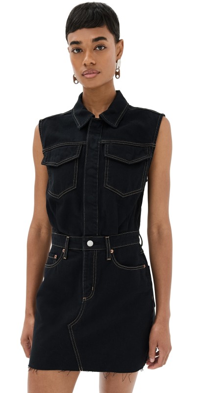 Pistola Denim Julia Dress Noir