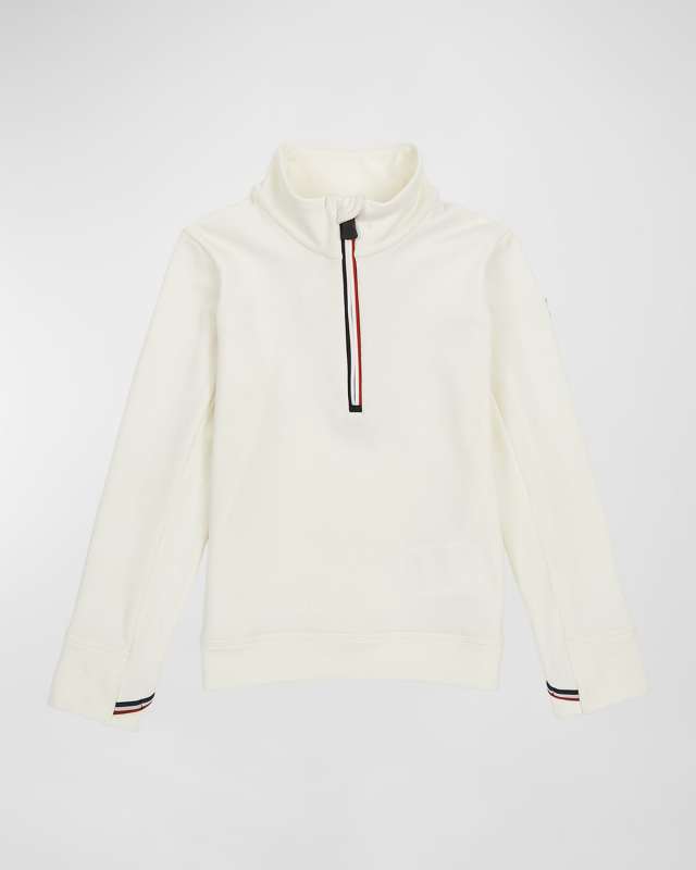 Kid's Fleece Quarter-Zip Pullover, Size 4-