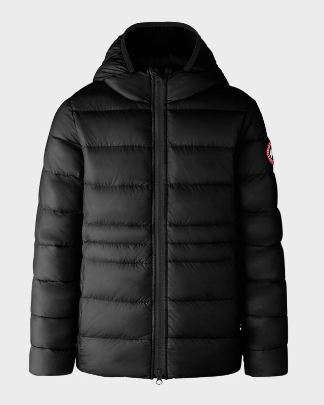 Kid's Cypress Youth Logo Quilted Jacket, Size S-XL