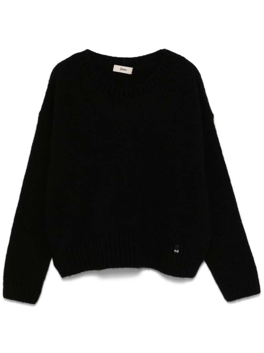 logo-plaque sweater